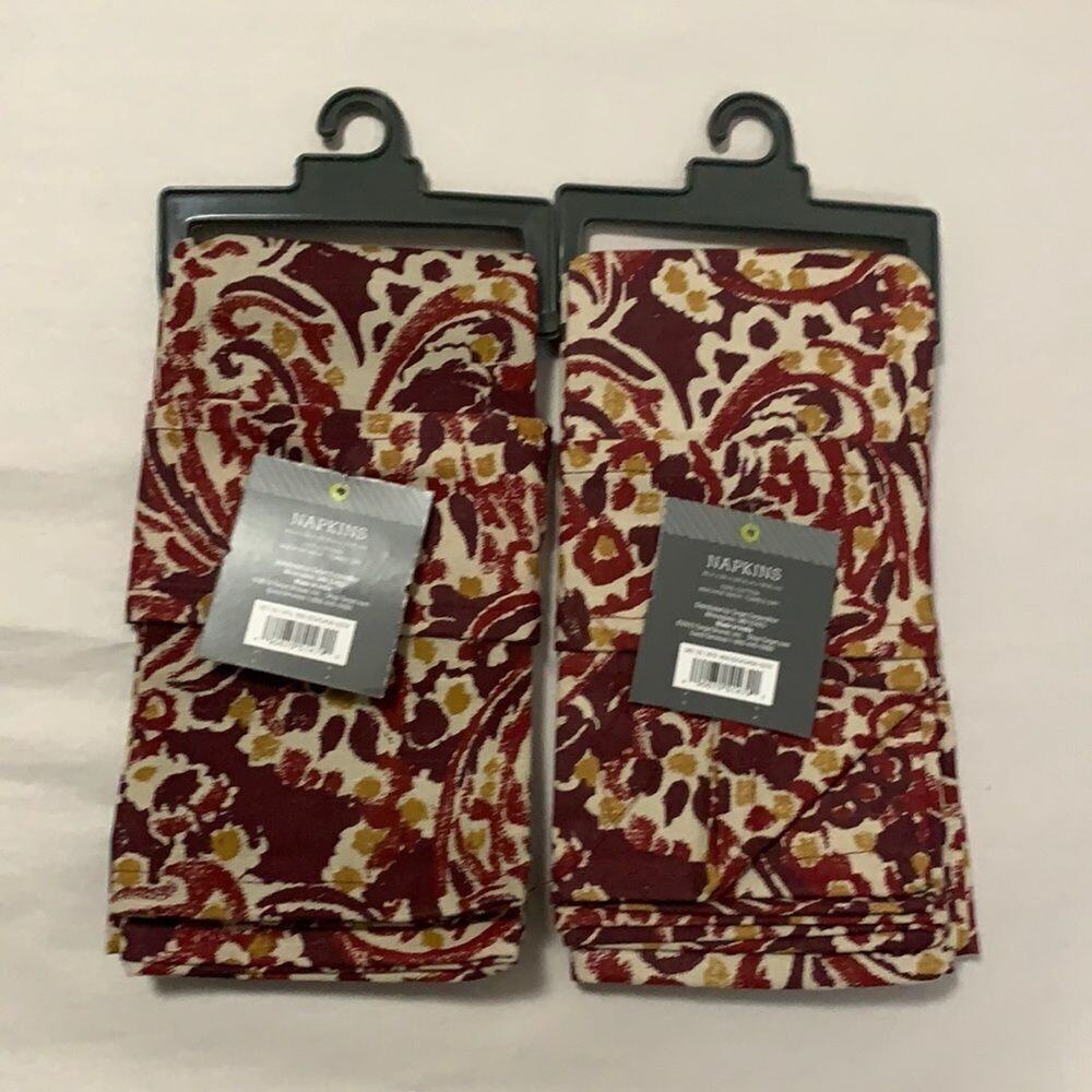 NWT THRESHOLD AUTUMN NAPKINS BUNDLE 4 SIZE…